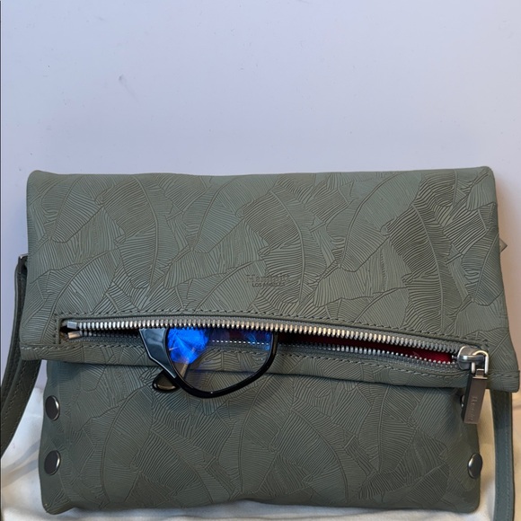 Hammitt Medium Sage Green Embossed Leather Crossbody – Like New Condition - Picture 2 of 6